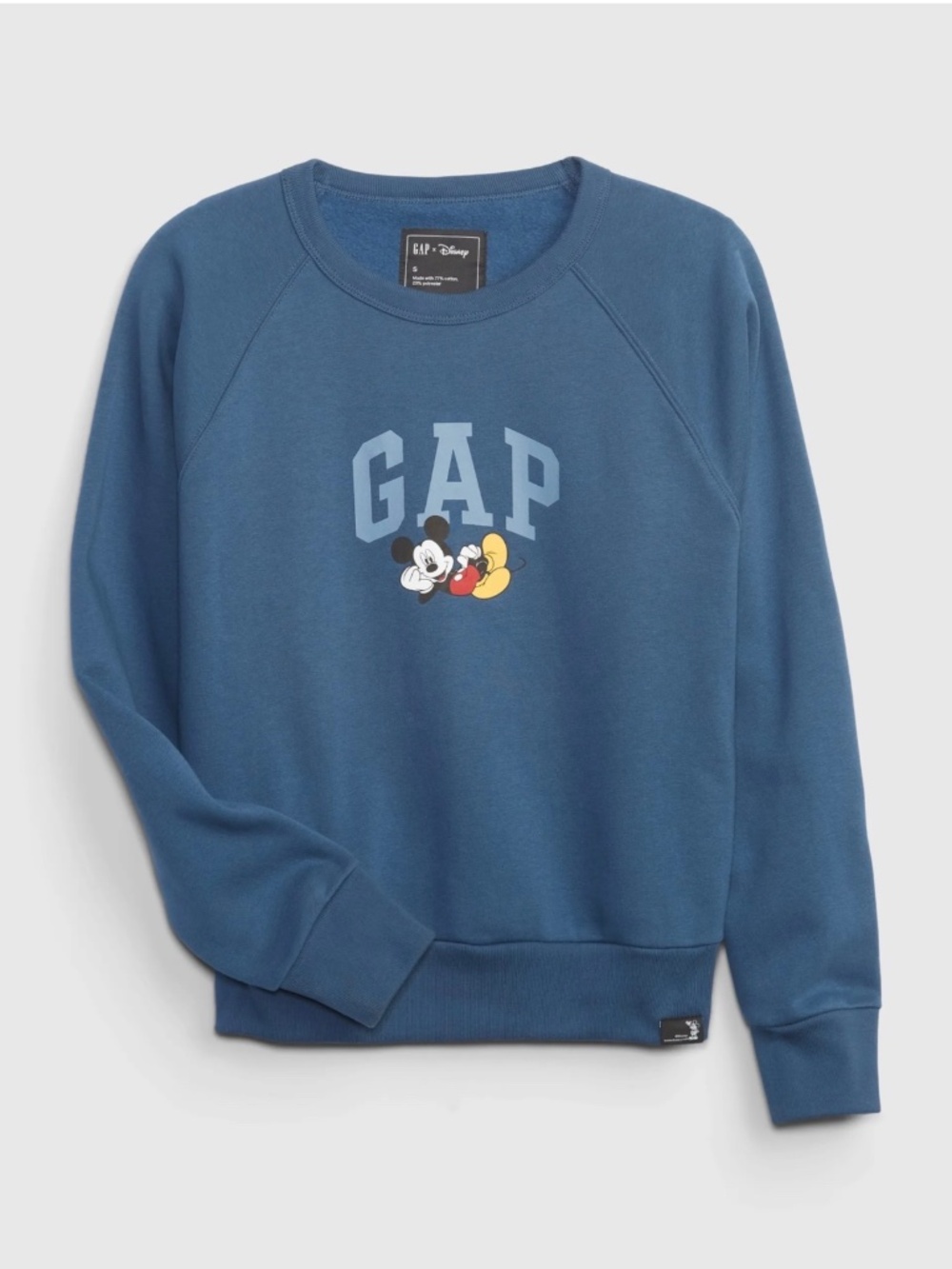 Gap x Disney Mickey Mouse Sweatshirt, Size XS, NWT